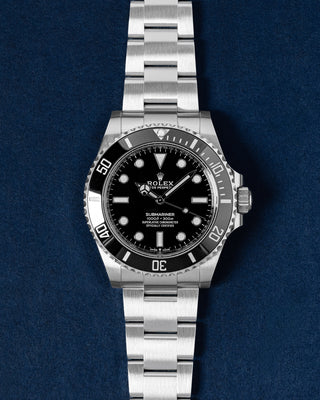 41mm Stainless Steel Rolex Submariner 124060 Black Dial Watch at Grand Caliber