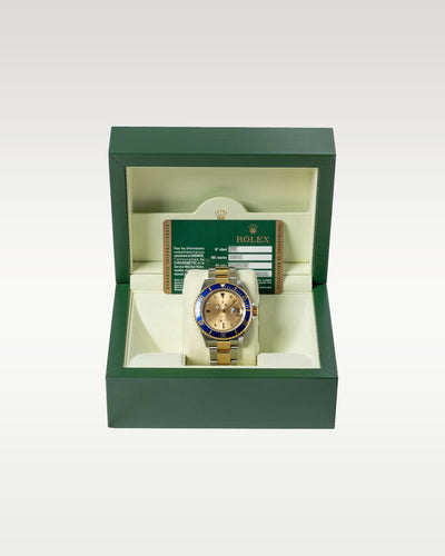 2008 Rolex Submariner 16613 Gold Serti Dial Watch | Grand Caliber Dallas