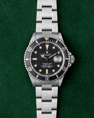 Stainless Steel 40mm Black Dial Rolex Submariner 16800 Watch