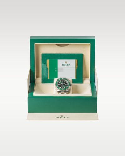 Green Rolex Submariner Date Hulk 116610LV | Grand Caliber Watches DFW