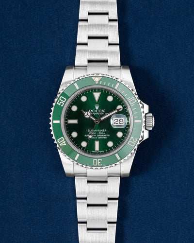 Hulk Rolex Submariner Date 116610LV | Grand Caliber Men's Watches