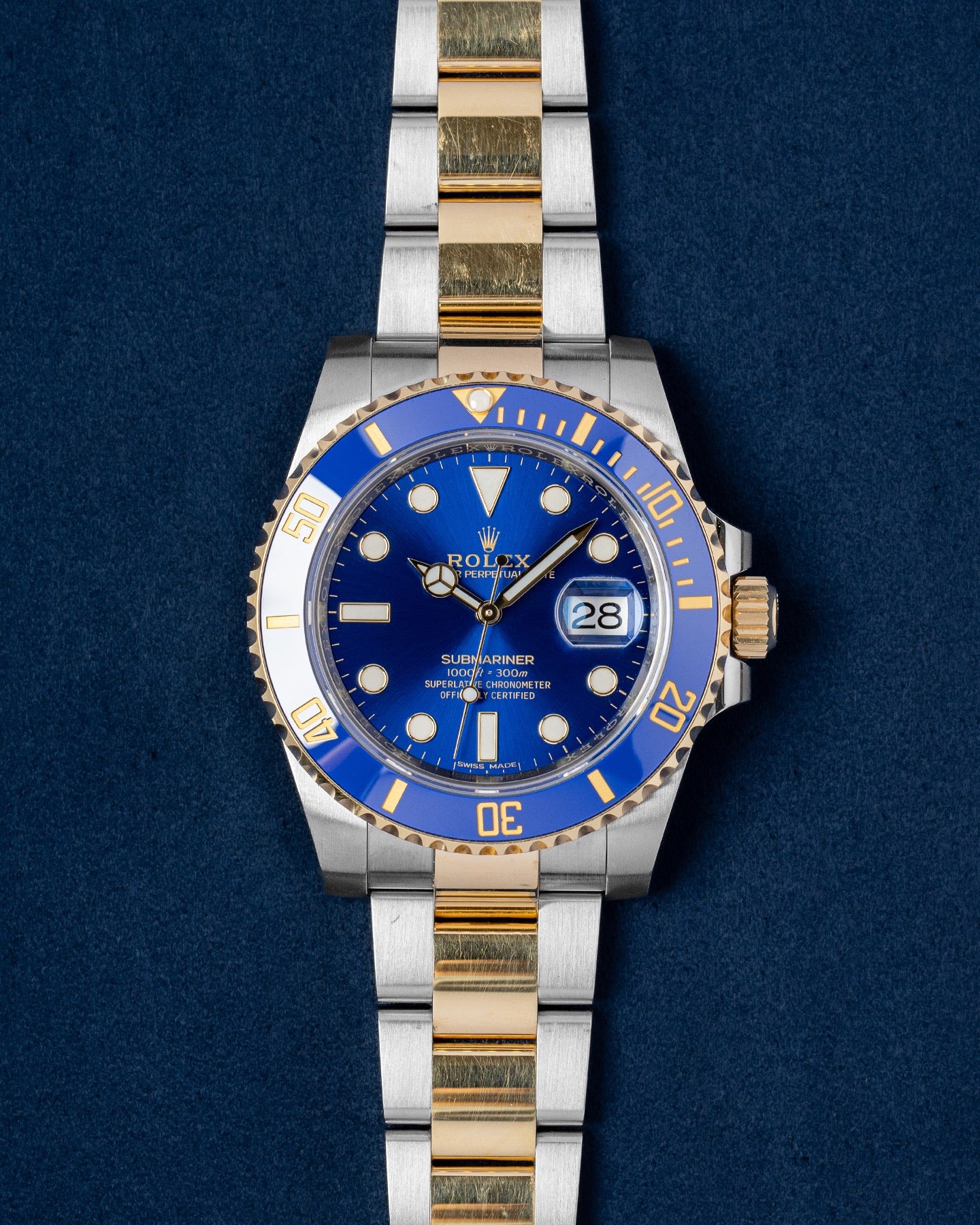 2020 Bluesy Rolex Submariner Date 116613LB | Grand Caliber Dallas, Texas