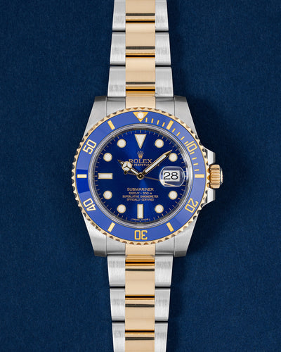 2014 Bluesy Rolex Submariner Date 116613LB | Grand caliber Texas
