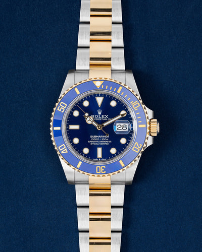 "Bluesy" Two Tone Rolex Submariner Date 126613LB | Grand Caliber Men's Watches