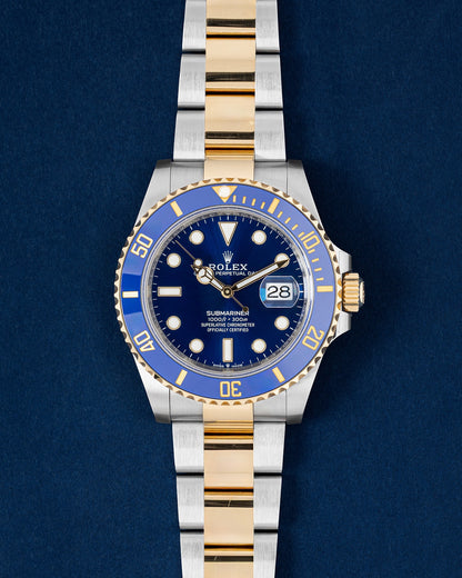 "Bluesy" Two Tone Rolex Submariner Date 126613LB | Grand Caliber Men's Watches