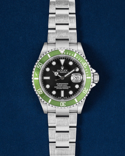 2004 Rolex Submariner "Kermit" 16610LV | Grand Caliber Watches Dallas