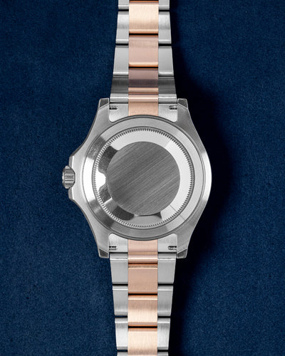 Two Tone Rose Gold Rolex Yacht Master 116621 Brown Watch | Grand Caliber Dallas