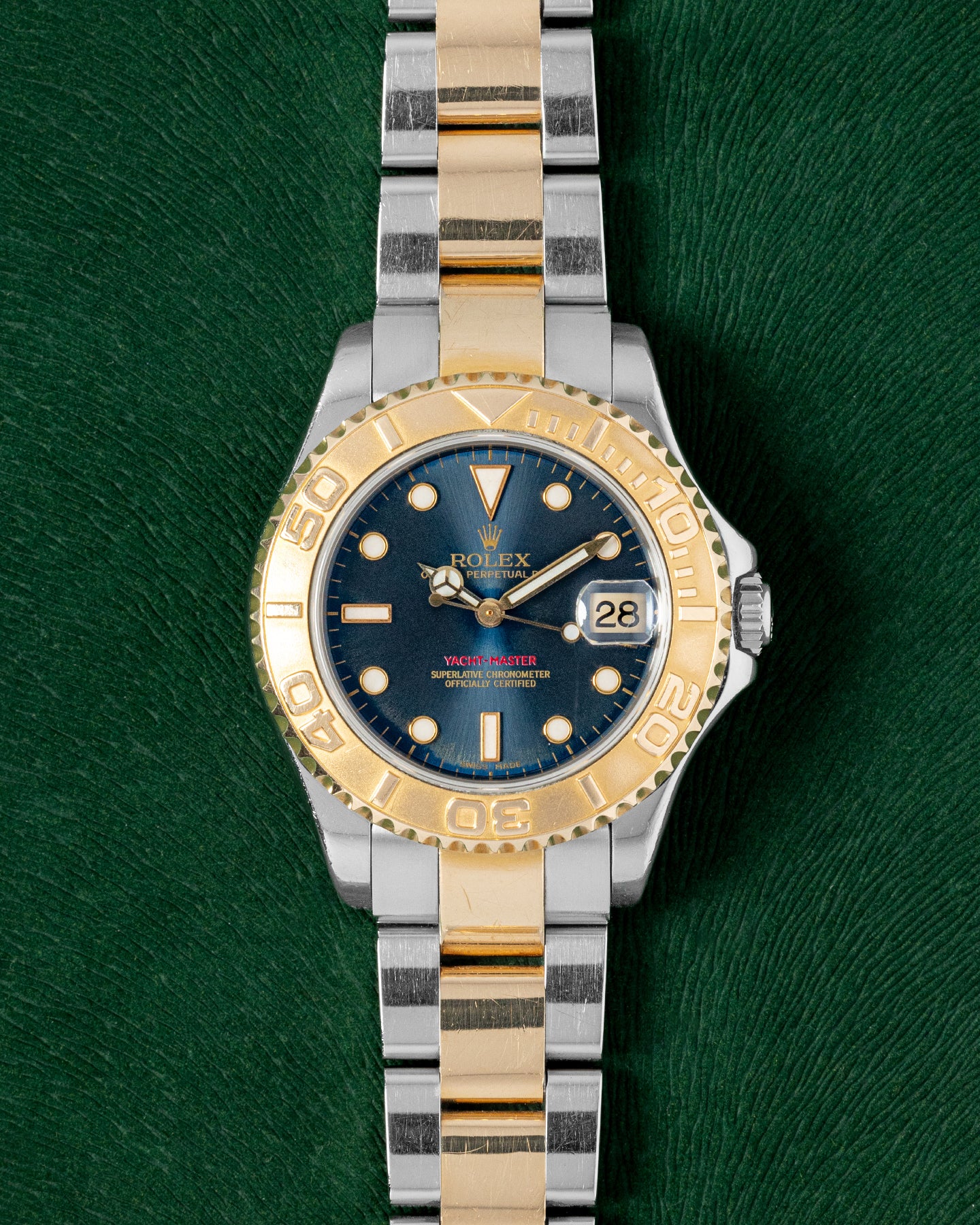 Two Tone Yellow Gold Rolex Yacht Master 168623 2002 Watch | Grand Caliber Dallas