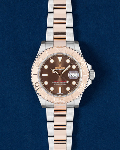 chocolate dial Rolex Yacht-Master 40 116621 | Grand Caliber Two Tone Watches