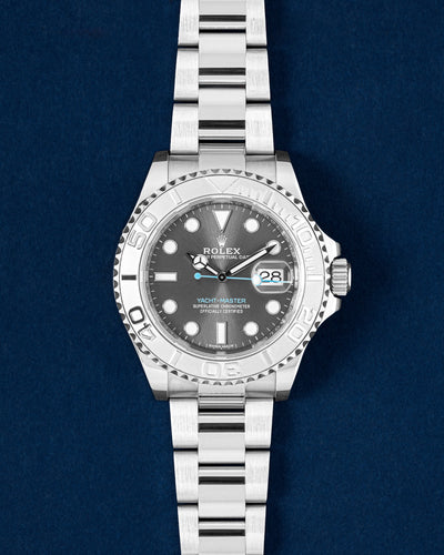 2018 Rhodium dial Rolex Yacht-Master 40 116622 | Grand Caliber Mens Watches