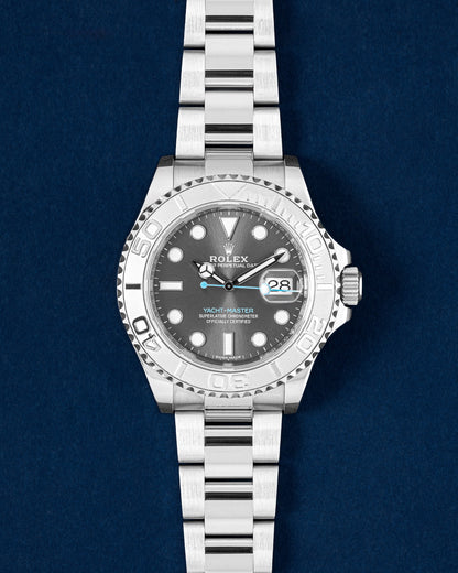 2018 Rhodium dial Rolex Yacht-Master 40 116622 | Grand Caliber Mens Watches