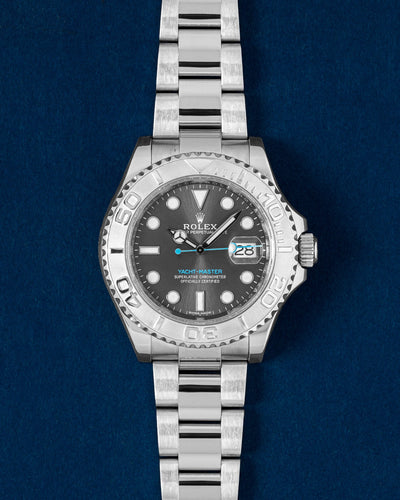Rhodium Gray dial Rolex Yacht-Master 40 116622 | Grand Caliber Watches