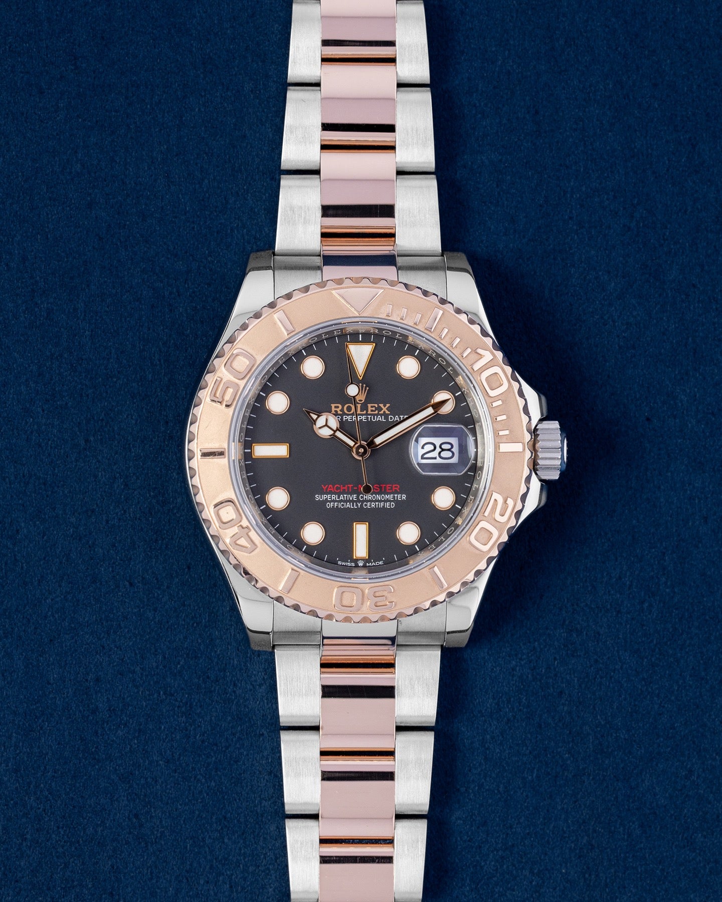 Steel Rose Gold Rolex Yacht-Master 40 126621 | Grand Caliber Dallas, Texas