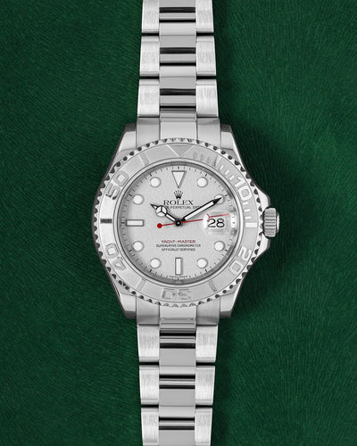 Silver Rolex Yacht-Master 40 16622 | Grand Caliber Dallas, TX