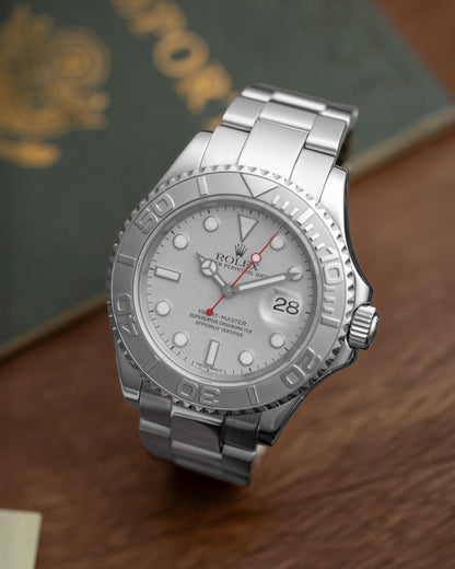 Silver Rolex Yacht-Master 40 16622 | Grand Caliber Dallas, TX