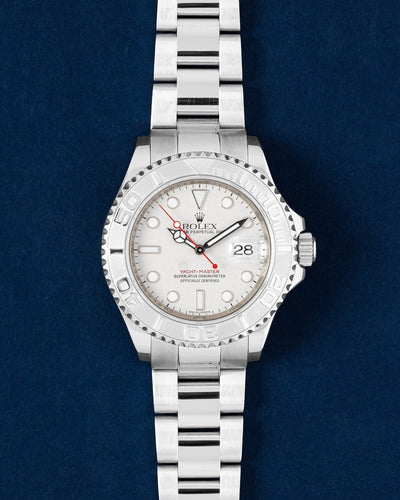 silver dial Rolex Yacht-Master 40 16622 | Grand Caliber Watches Dallas