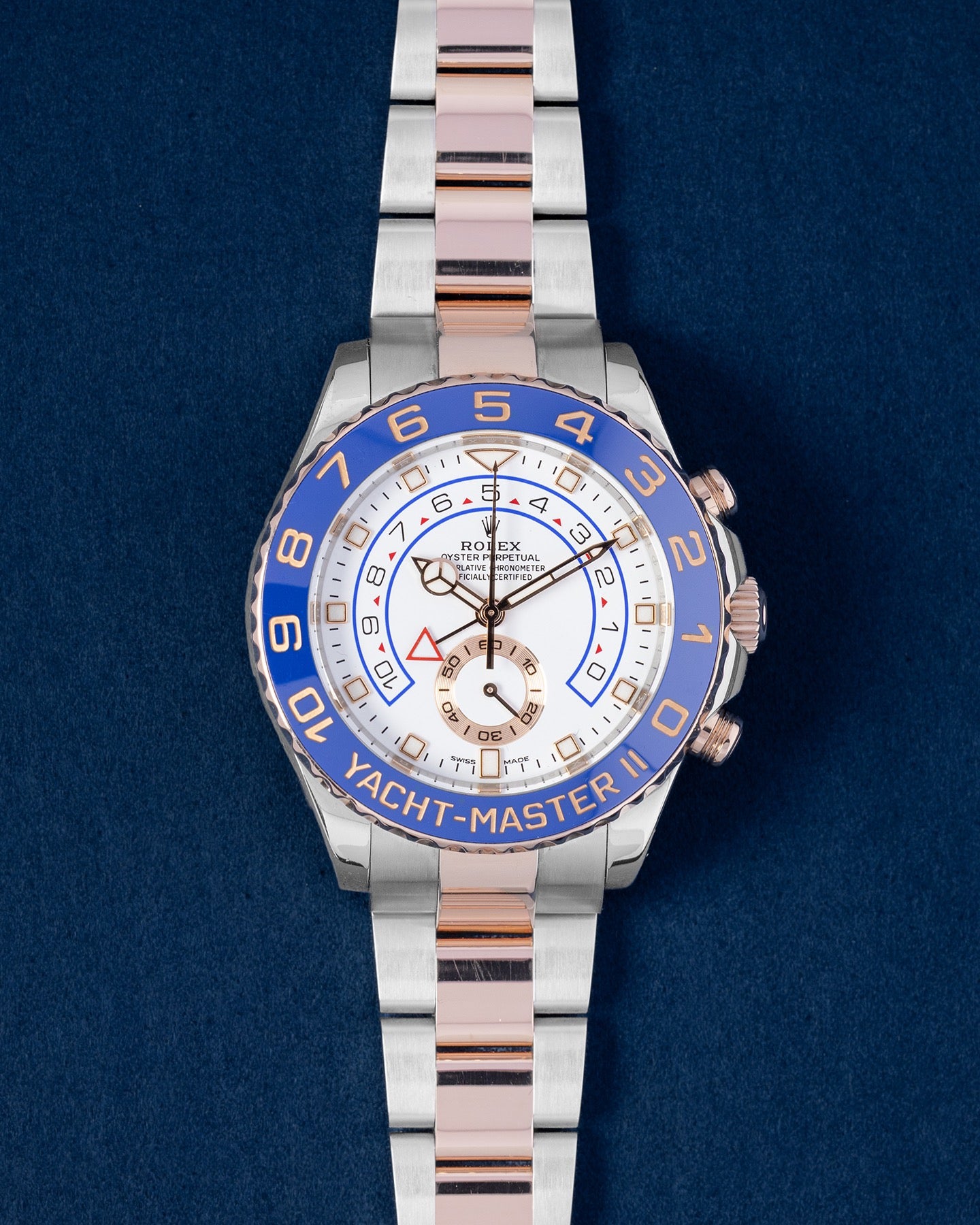 Steel Rose Gold Rolex Yacht-Master II 44 116681 | Grand Caliber Dallas, Texas