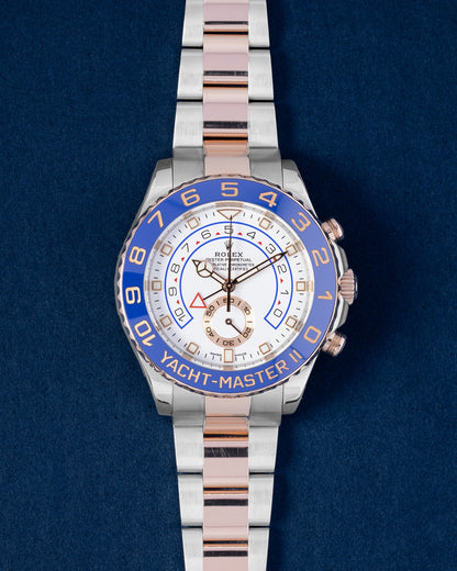 Steel Rose Gold Rolex Yacht-Master II 44 116681 | Grand Caliber Dallas, Texas