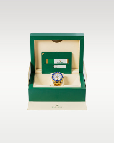 44mm Yellow Gold Rolex Yacht Master II 116688 Watch at Grand Caliber in Dallas