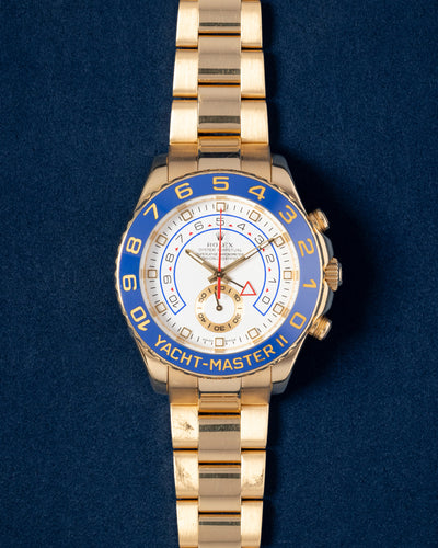Yellow Gold Rolex Yacht Master II 116688 Watch | Grand Caliber Dallas