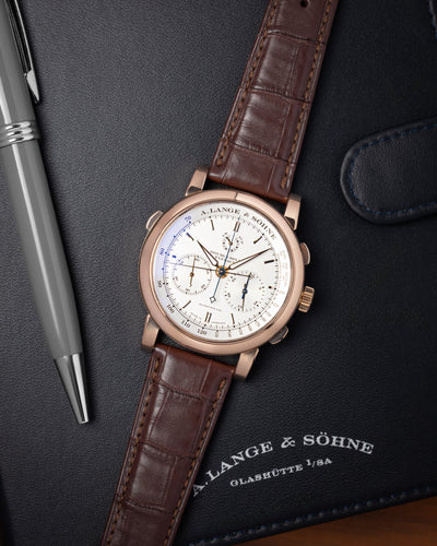 Rose Gold A Lange and Sohne Double Split 404.032 Watch | Grand Caliber Dallas