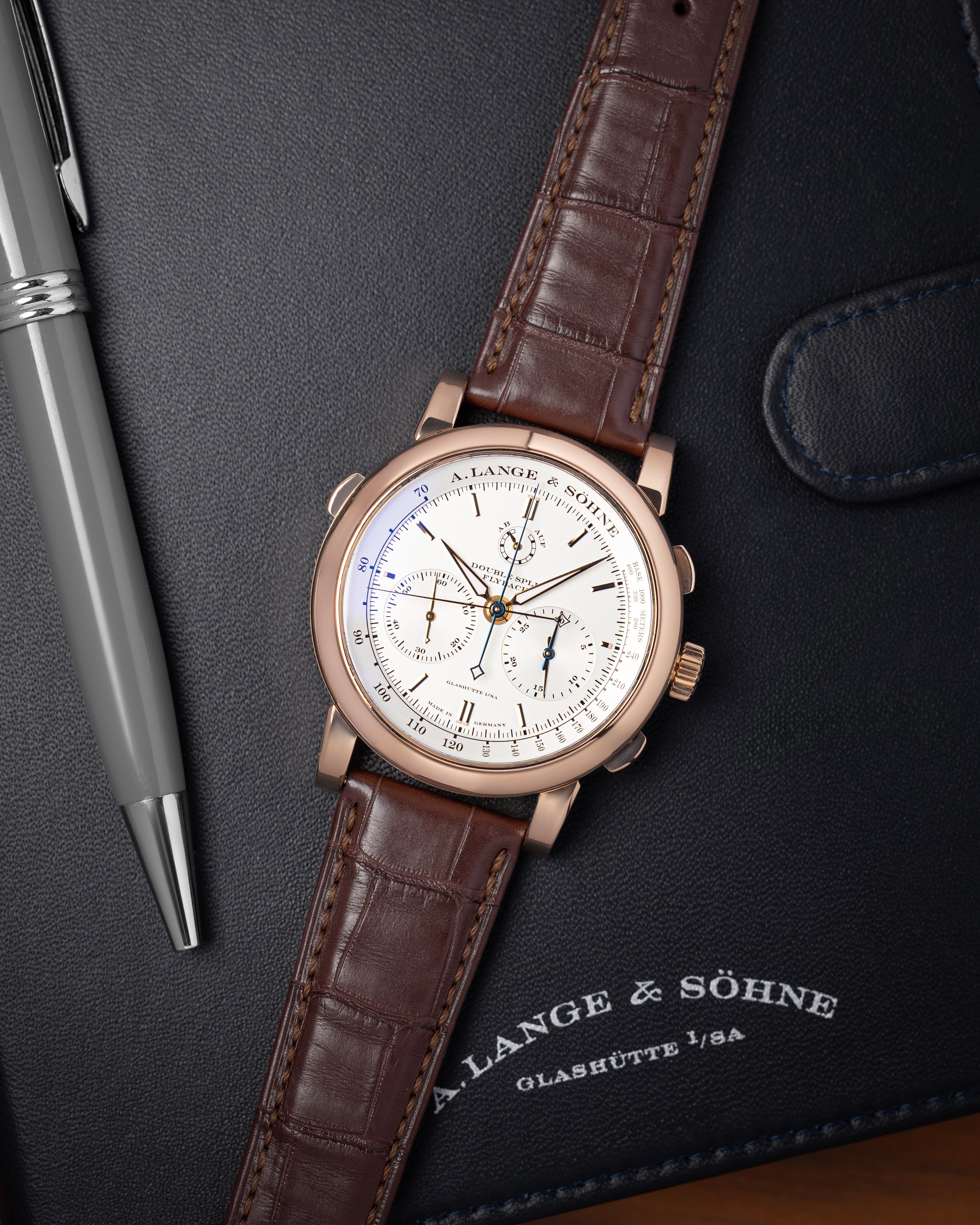 Rose Gold A Lange and Sohne Double Split 404.032 Watch | Grand Caliber Dallas