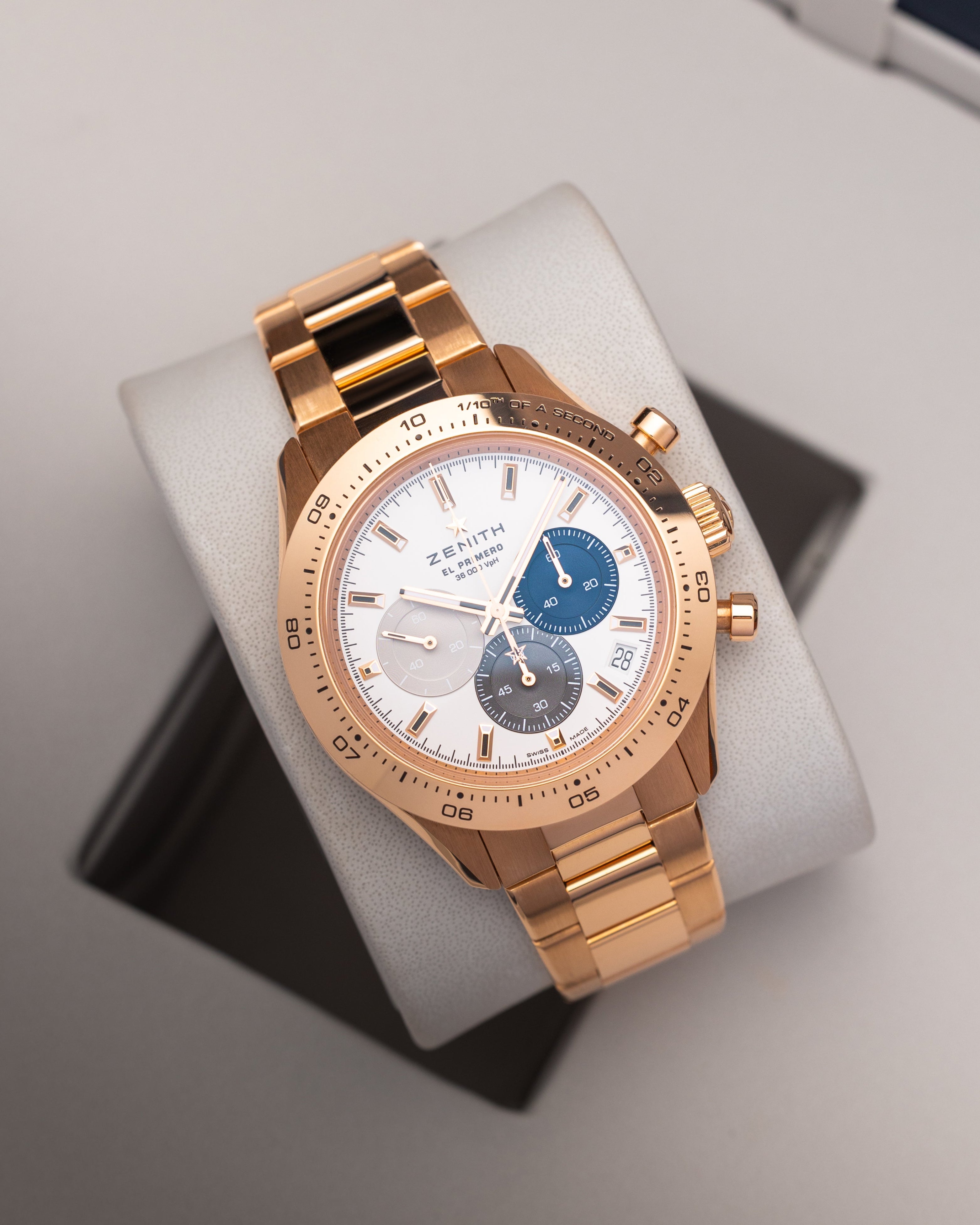 Rose Gold Zenith Chronomaster Sport 18.3101.3600/69.M3100 Watch | Grand Caliber Dallas