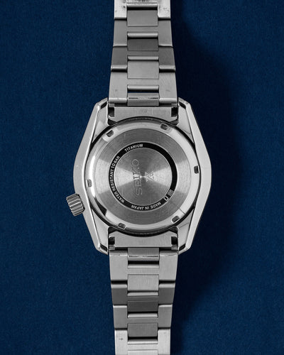 Titanium Seiko Spring Drive GMT SNR033 | Grand Caliber Watches