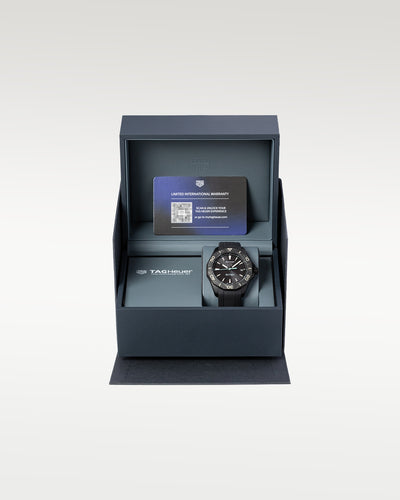 TAG Heuer Aquaracer Professional 200 Solargraph Black DLC Watch | Grand Caliber Dallas