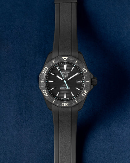 TAG Heuer Aquaracer Professional 200 Solargraph Black DLC Watch | Grand Caliber Dallas