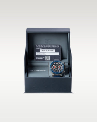 Blue Skeleton TAG Heuer Carrera Calibre Heuer 02 CBG2A11.FC6460 | Grand Caliber Dallas, Texas