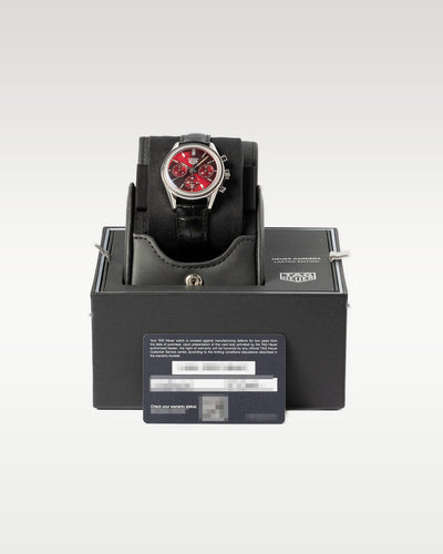 Limited Edition Red Tag Heuer Carrera Chronograph CBK221G Watch | Grand Caliber Dallas