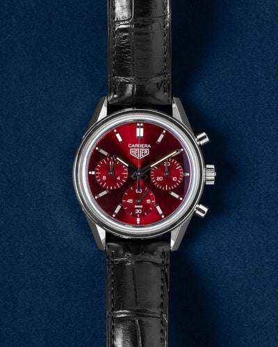 Limited Edition Red Tag Heuer Carrera Chronograph CBK221G Watch | Grand Caliber Dallas