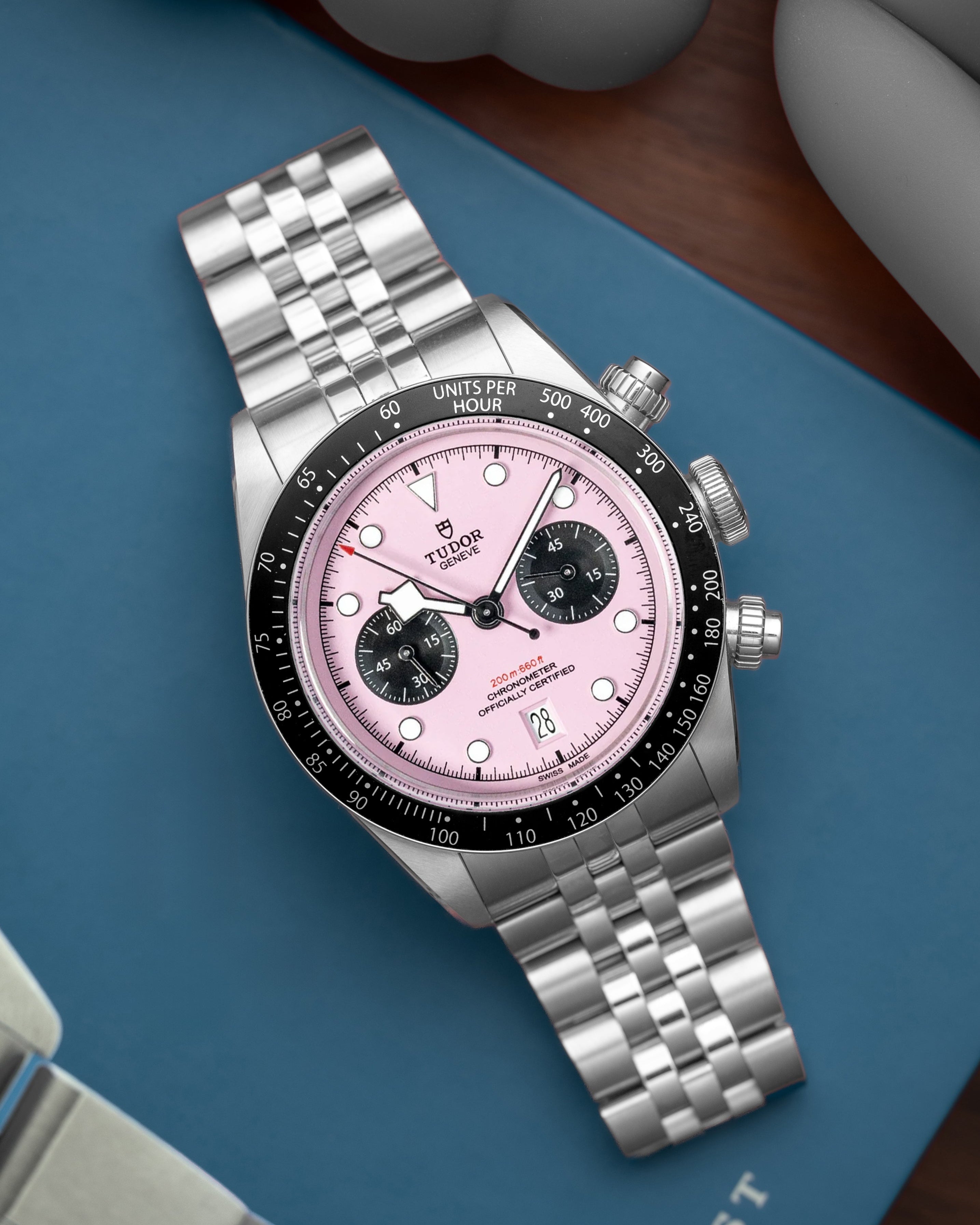 Tudor Black Bay 79360N Pink Dial at Grand Caliber | Dallas Watch Store 