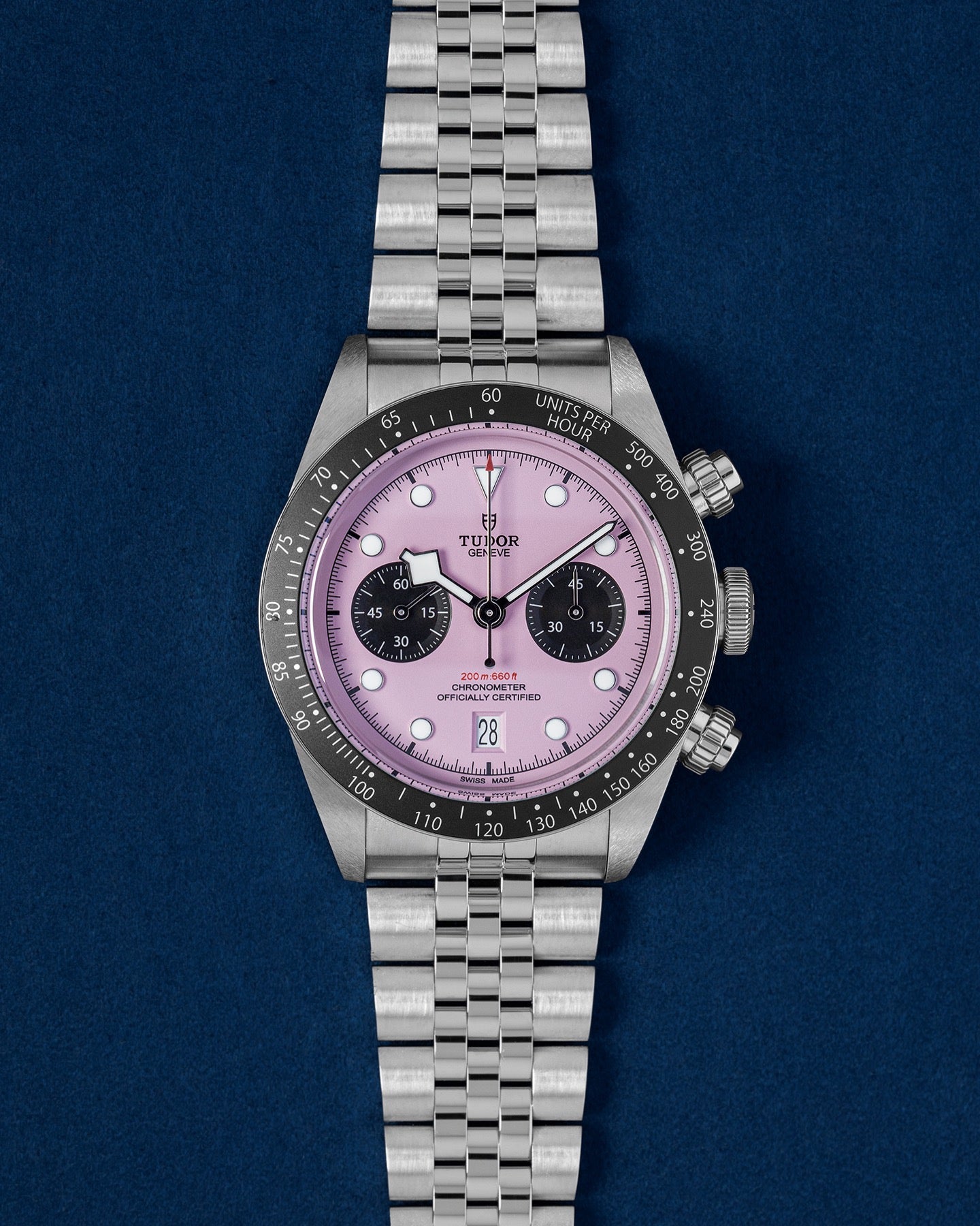 Inter Miami CF Tudor Black Bay Chrono 79360N | Grand Caliber Dallas, Texas