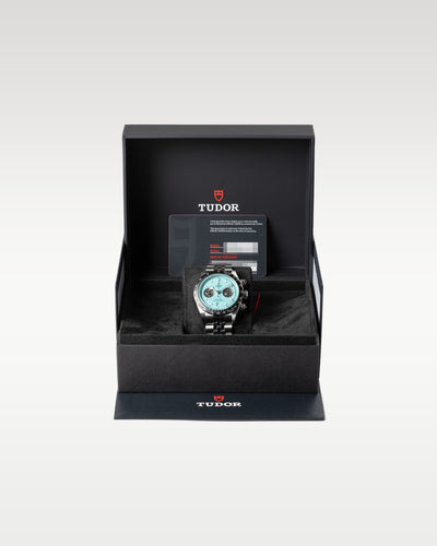 New Tudor Black Bay Chrono Flamingo M79360N | Grand Caliber Dallas