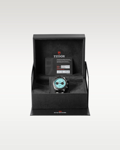 Flamingo Blue Tudor Black Bay Chronograph M79360N | Grand Caliber Dallas, TX