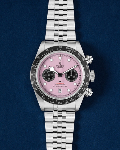 Pink Tudor Black Bay Chrono M79360N | Grand Caliber Watches
