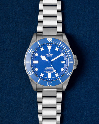2024 Blue 42mm Titanium Tudor Pelagos 25600TB Watch at Grand Caliber Dallas
