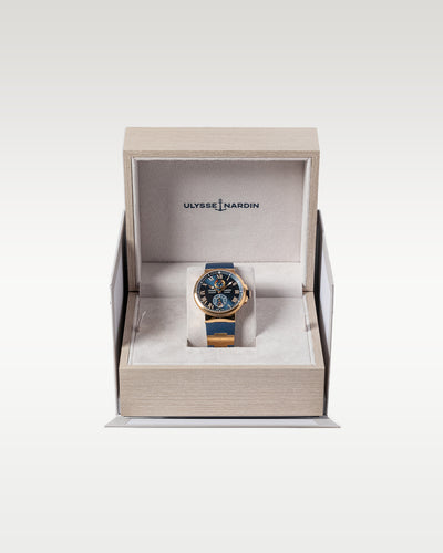 Ulysses Nardin Marine Chronometer 186-126-3/63 Rose Gold Watch | Grand Caliber Dallas
