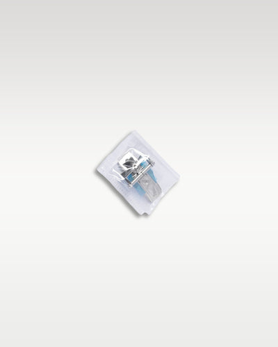 brand new factory-sealed extra stainless steel watch buckle or hardware component in official clear blister packaging