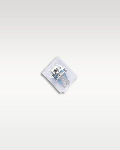 brand new factory-sealed extra stainless steel watch buckle or hardware component in official clear blister packaging