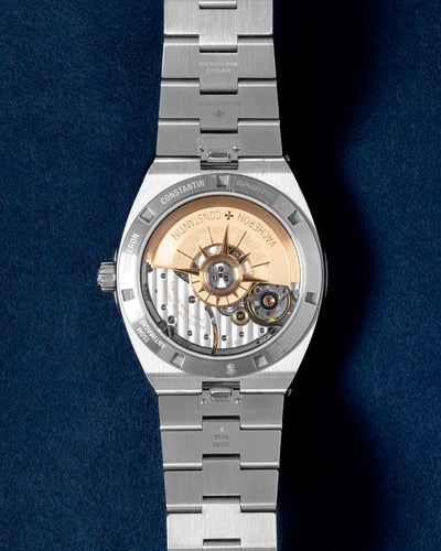 41mm Blue Steel Vacheron Constantin Overseas 4500V 2023 Watch at Grand Caliber