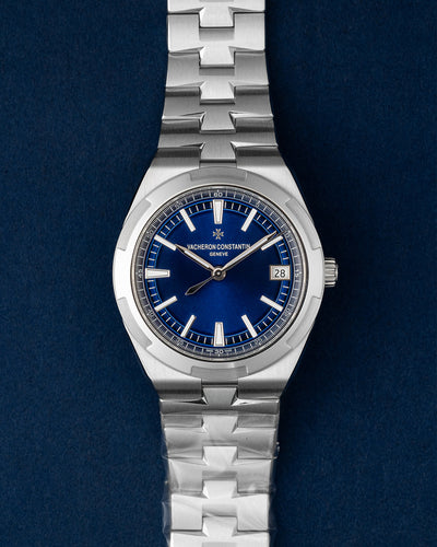 Blue Sunray Dial 41mm Steel Vacheron Constantin Overseas 4500V Watch