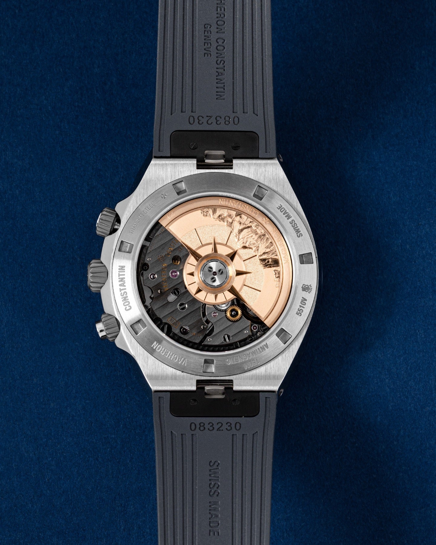 タンザニア産　プレウスゴライアス　77mm Everest VC Overseas Chronograph 5510V/000T-B923 – Grand Caliber