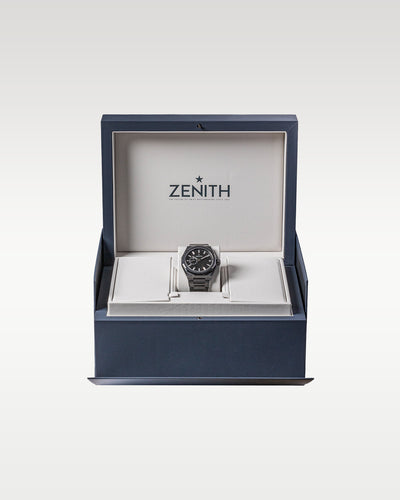 2024 Black Ceramic Zenith Defy Skyline Watch | Grand Caliber Dallas