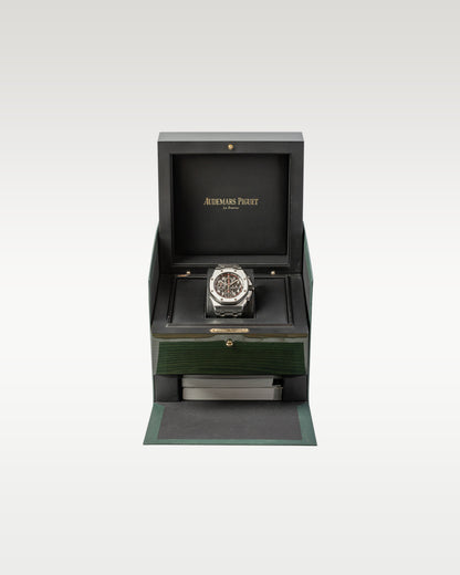 42mm Stainless Steel Audemars Piguet Offshore Black Dial 26470ST Watch