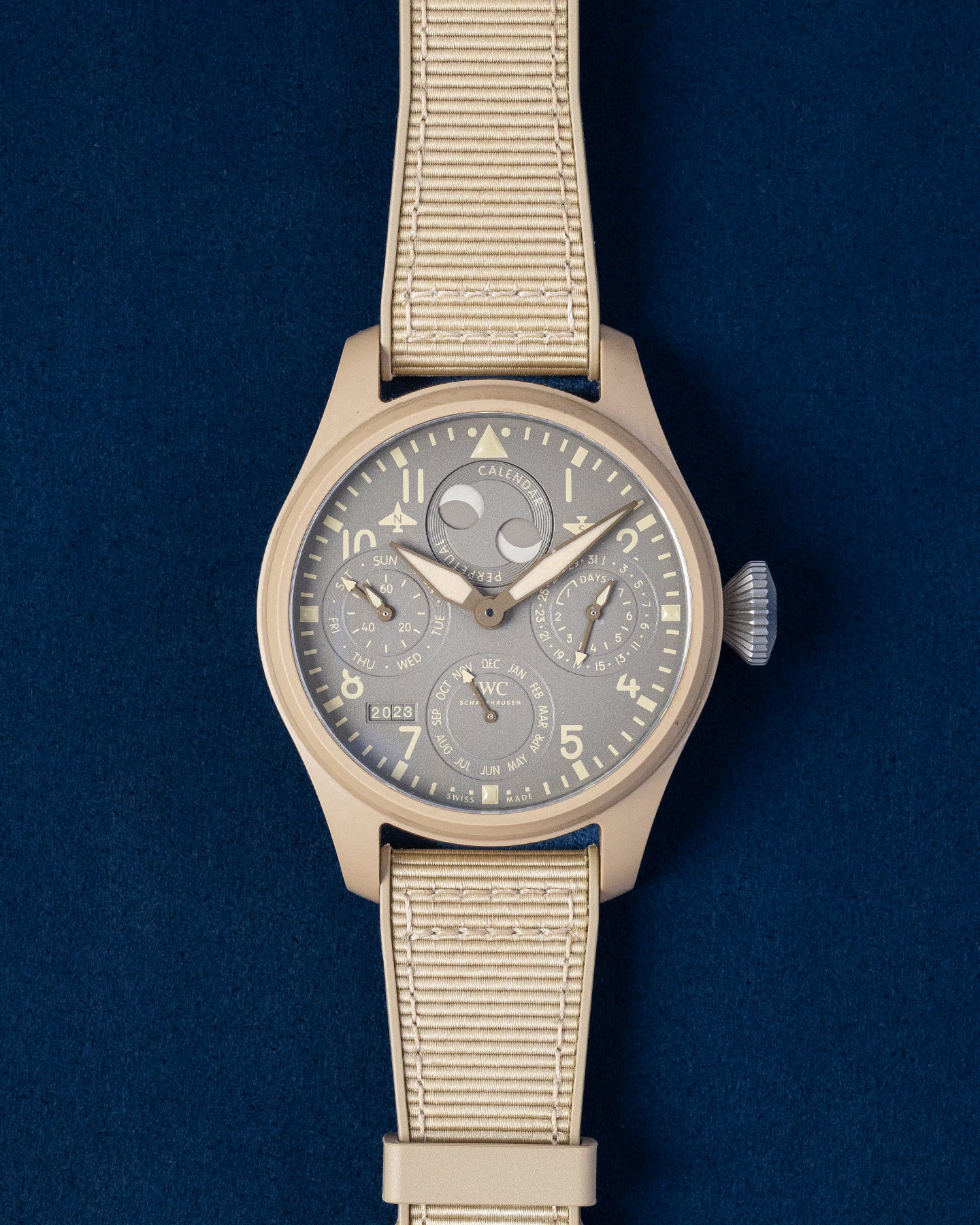 IWC Big Pilot’s Watch Perpetual Calendar Top Gun Edition “mojave Desert” IW503004