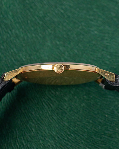 33mm Yellow Gold Champagne Dial Patek Philippe Calatrava 4512J Watch