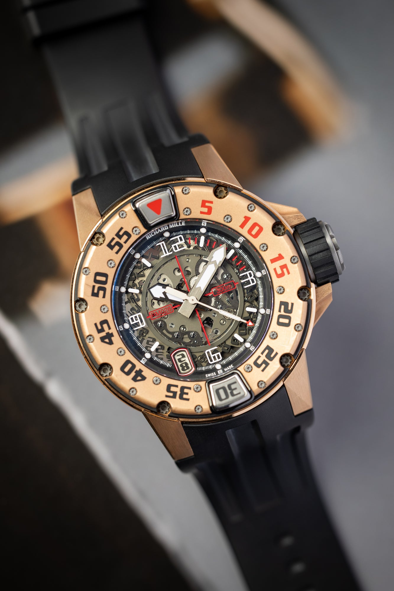 47mm Rose Gold Richard Mille RM028 RM028 AK Watch | Grand Caliber